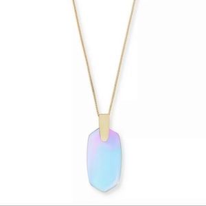 Kendra Scott Inez Necklace Dichroic Glass
